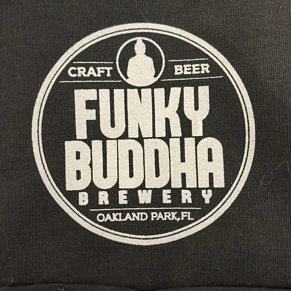 Funky Buddha Brewery Red Kap Work Short Sleeve Button Down Shirt - Size Medium - Picture 1 of 6